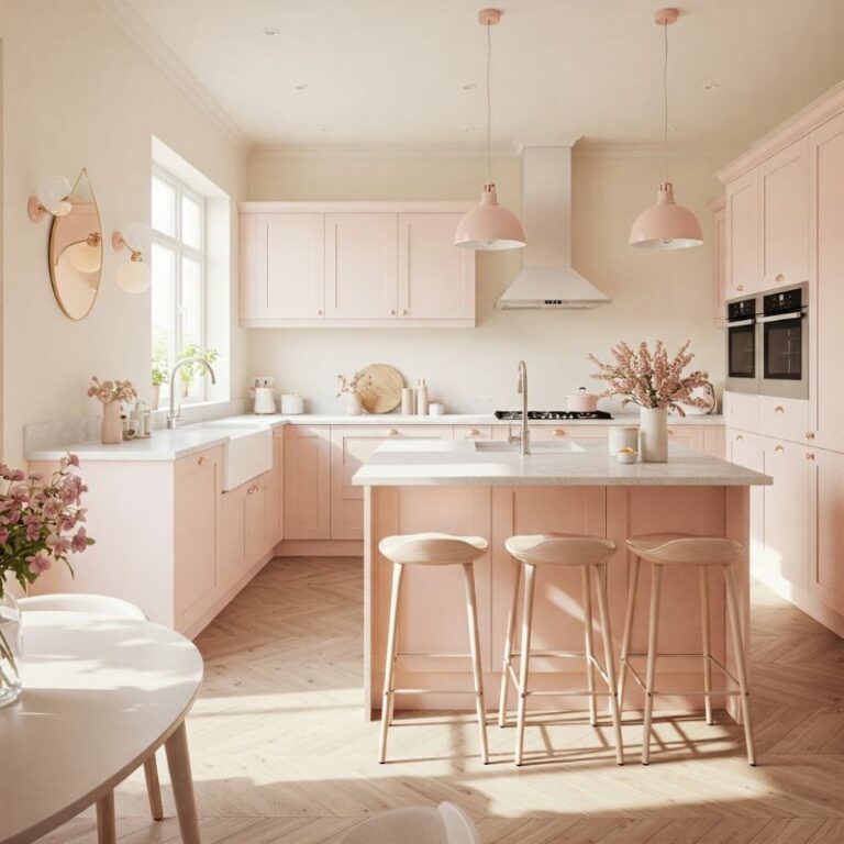 Cucina Rosa per un design glamour e romantico