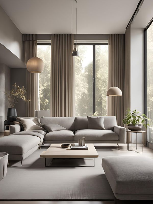 10 Idee per un Soggiorno Grigio Elegante e Moderno